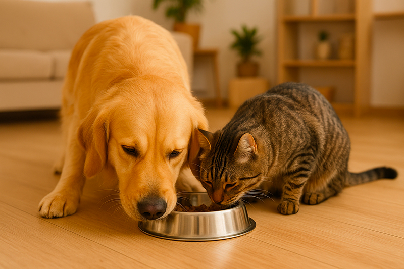 corretta alimentazione per cane e gatto